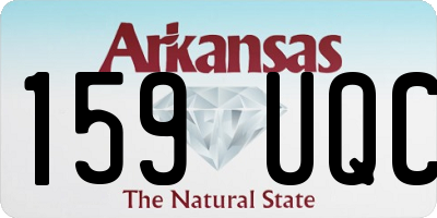 AR license plate 159UQC
