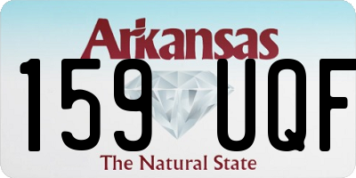 AR license plate 159UQF