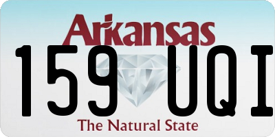 AR license plate 159UQI