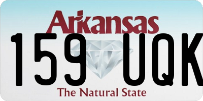 AR license plate 159UQK