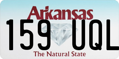 AR license plate 159UQL