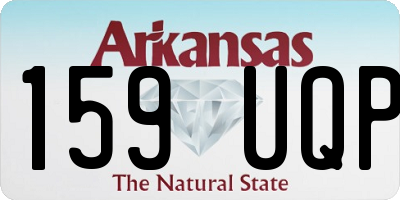 AR license plate 159UQP