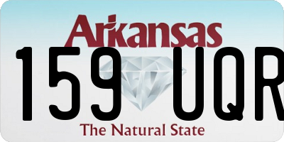 AR license plate 159UQR