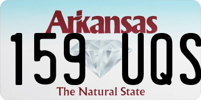 AR license plate 159UQS