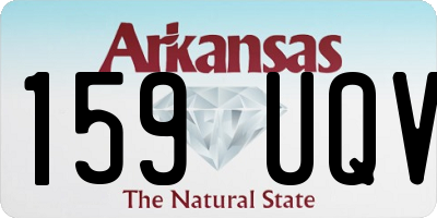 AR license plate 159UQV