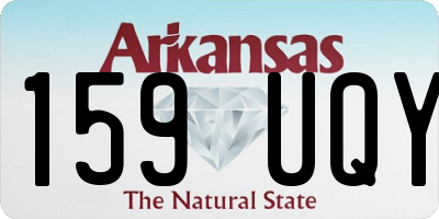 AR license plate 159UQY