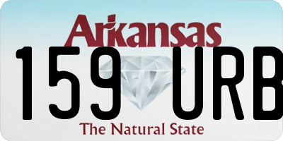 AR license plate 159URB
