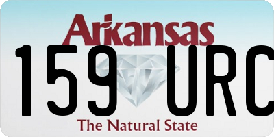 AR license plate 159URC