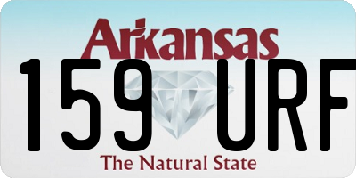 AR license plate 159URF