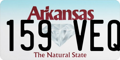 AR license plate 159VEQ