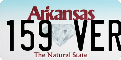 AR license plate 159VER
