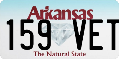 AR license plate 159VET