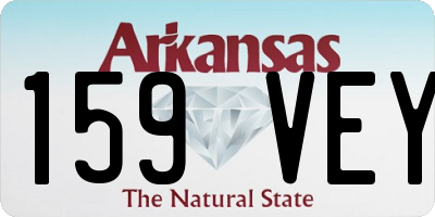 AR license plate 159VEY