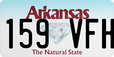 AR license plate 159VFH