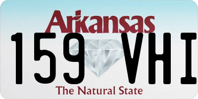 AR license plate 159VHI