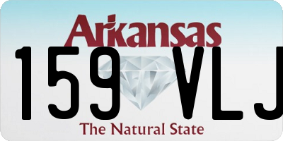 AR license plate 159VLJ