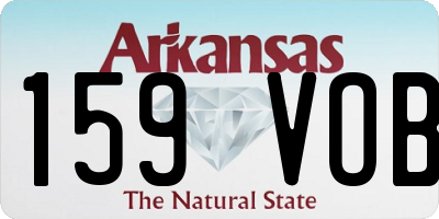 AR license plate 159VOB