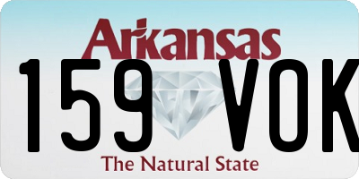 AR license plate 159VOK