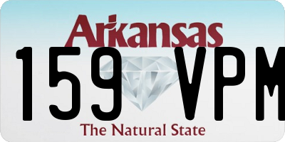 AR license plate 159VPM