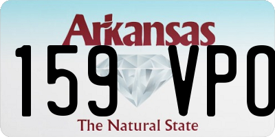 AR license plate 159VPO