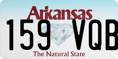 AR license plate 159VQB