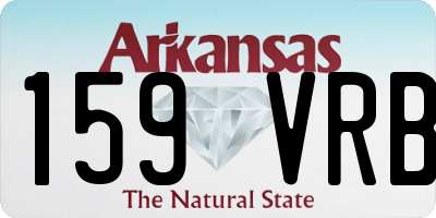 AR license plate 159VRB