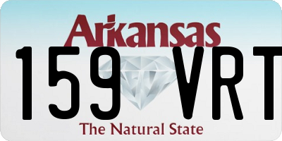 AR license plate 159VRT