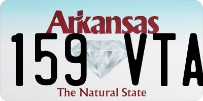 AR license plate 159VTA