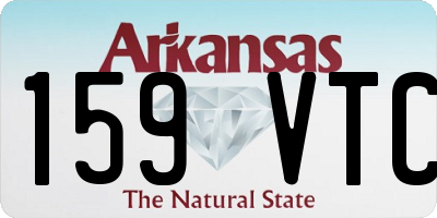 AR license plate 159VTC
