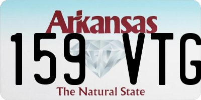 AR license plate 159VTG