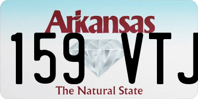 AR license plate 159VTJ