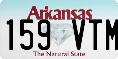 AR license plate 159VTM