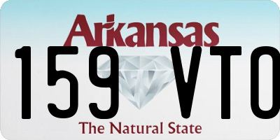 AR license plate 159VTO