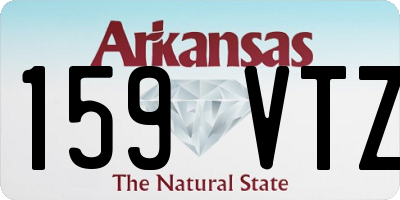 AR license plate 159VTZ