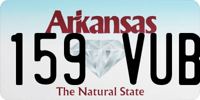 AR license plate 159VUB