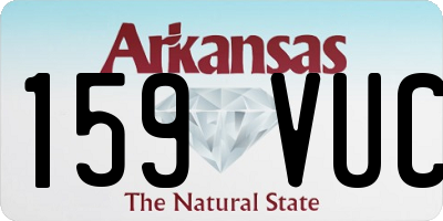 AR license plate 159VUC