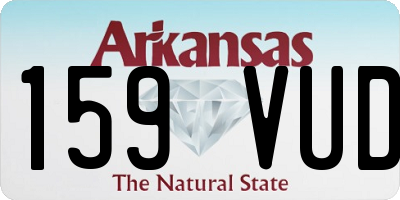 AR license plate 159VUD