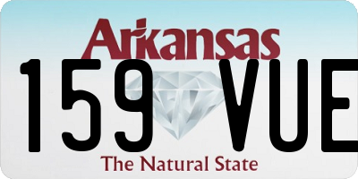 AR license plate 159VUE