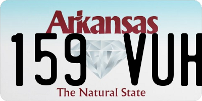 AR license plate 159VUH