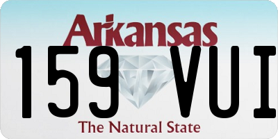 AR license plate 159VUI