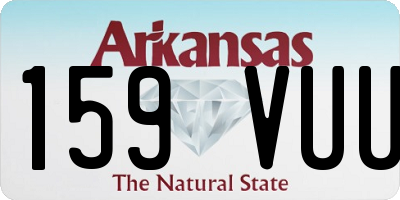 AR license plate 159VUU