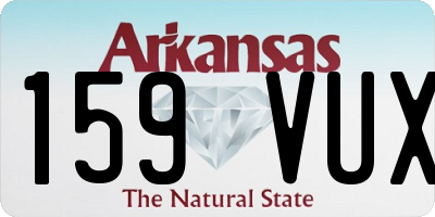 AR license plate 159VUX