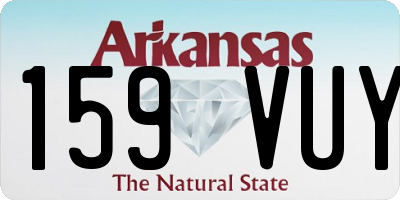 AR license plate 159VUY