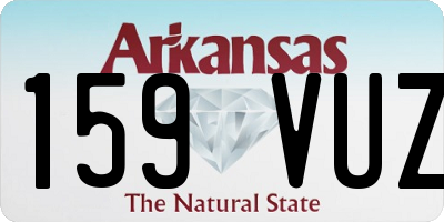 AR license plate 159VUZ