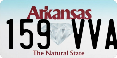 AR license plate 159VVA