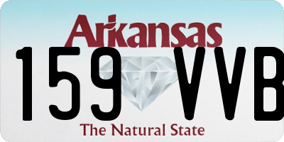AR license plate 159VVB