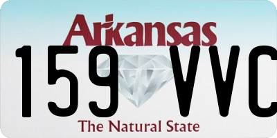AR license plate 159VVC