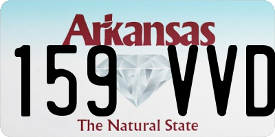 AR license plate 159VVD