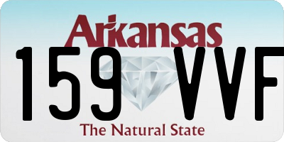 AR license plate 159VVF