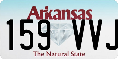AR license plate 159VVJ